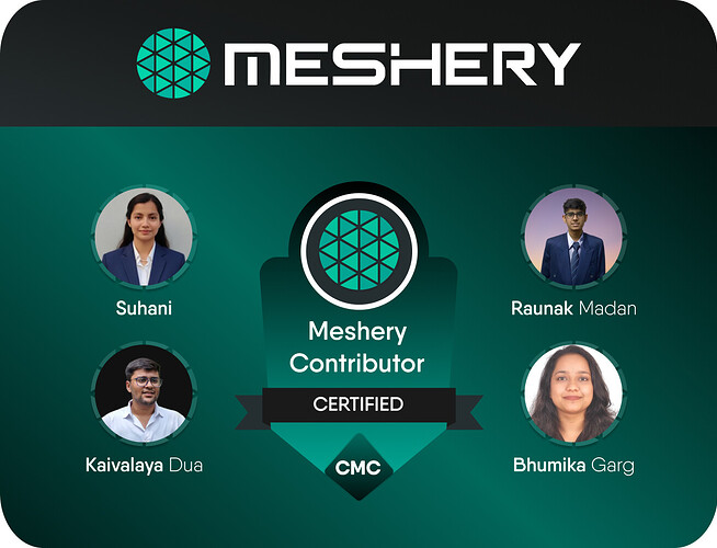 Certified Meshery Contributors